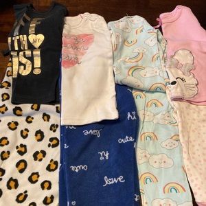 4 pairs of pajamas